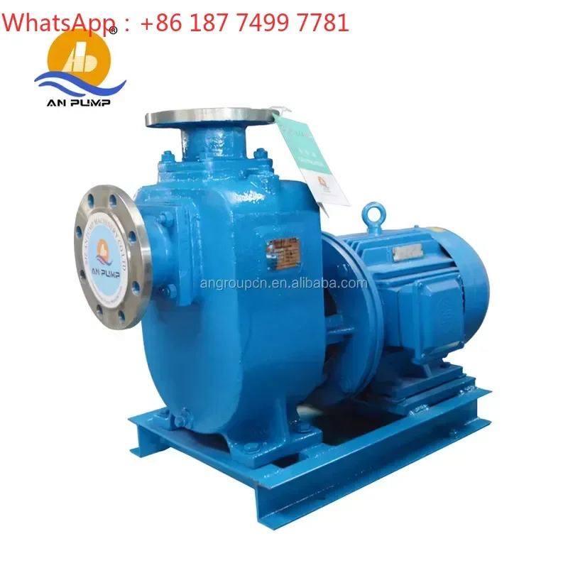 custom High Pressure OEM Irrigation Flow Outside mixing Flood Self Priming Non clogging Sewage Centrifugal Pump