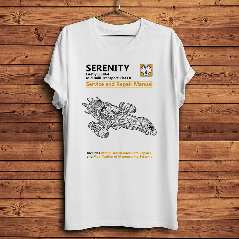 Firefly Serenity sumi-e funny geek t shirt, men summer new white casual short sleeve cool tshirt, unisex gift tee