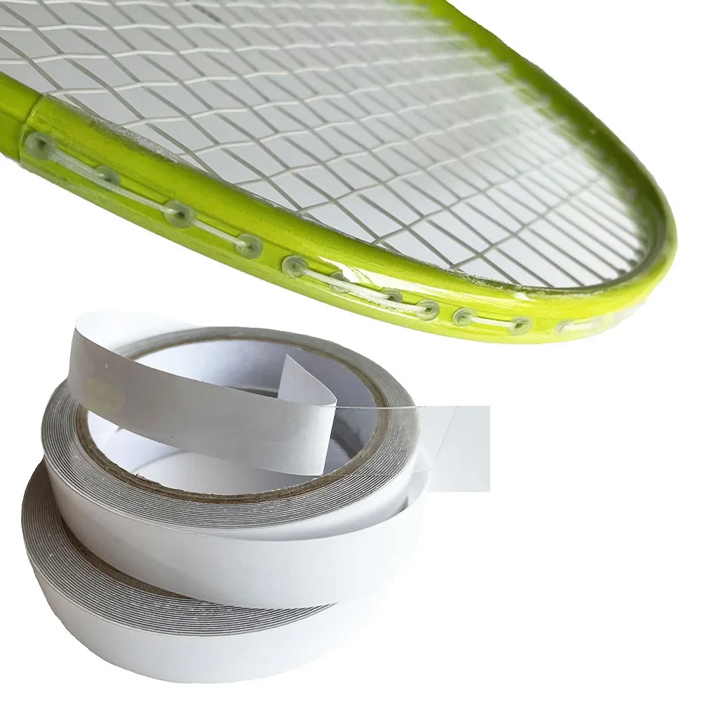 Calcomanía transparente para raqueta de tenis, cinta de protección para la cabeza de paleta, fácil de aplicar y quitar, Accesorios de Tenis de TPU húmedo, 500cm