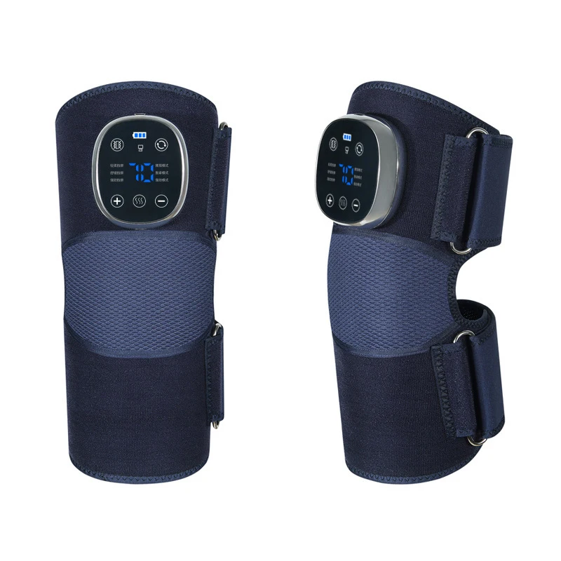 

Heated Knee Brace Wrap with Vibration Massage Heating Pad Stress Relief Pain Relief Knee Massager