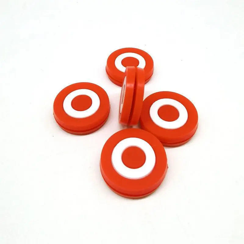 Professional tennis training shock absorber ring red big bullseye personality pattern tennis racket shock absorber shock absorbe