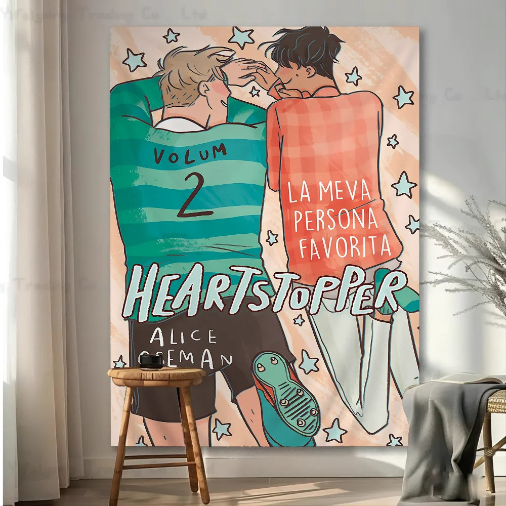 Neue Heartstopper DIY Wandteppich Hängen Tarot Hippie Wandteppiche Wohnheim Home Decor