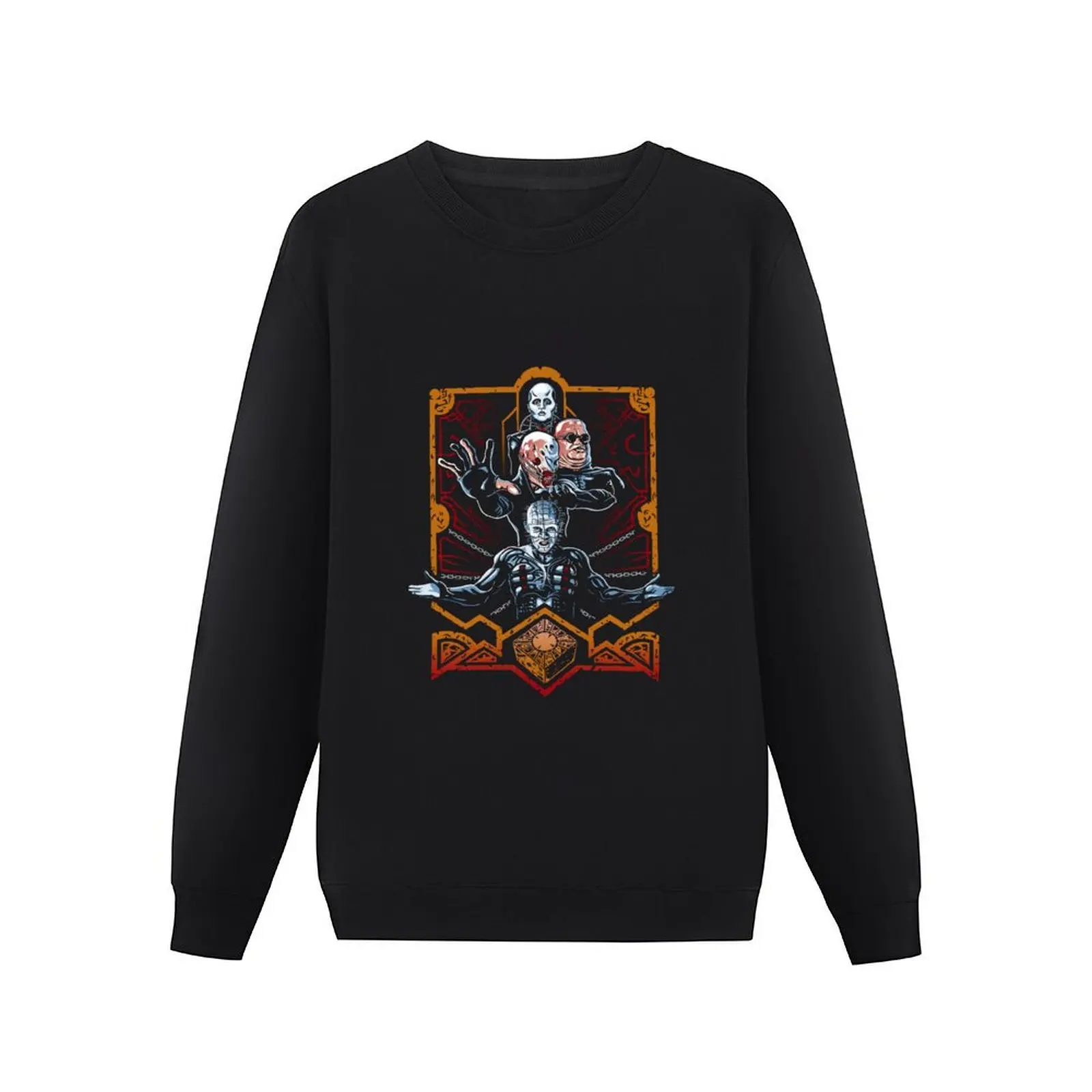 Pin.head Hell.raiser Pullover Hoodie men wear oversize sweatshirts