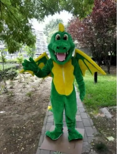 

New Adult Hot Sale Foam Cute Doll Dragon Cartoon Mascot Costume Plush Christmas Fancy Dress Halloween Mascot Costume