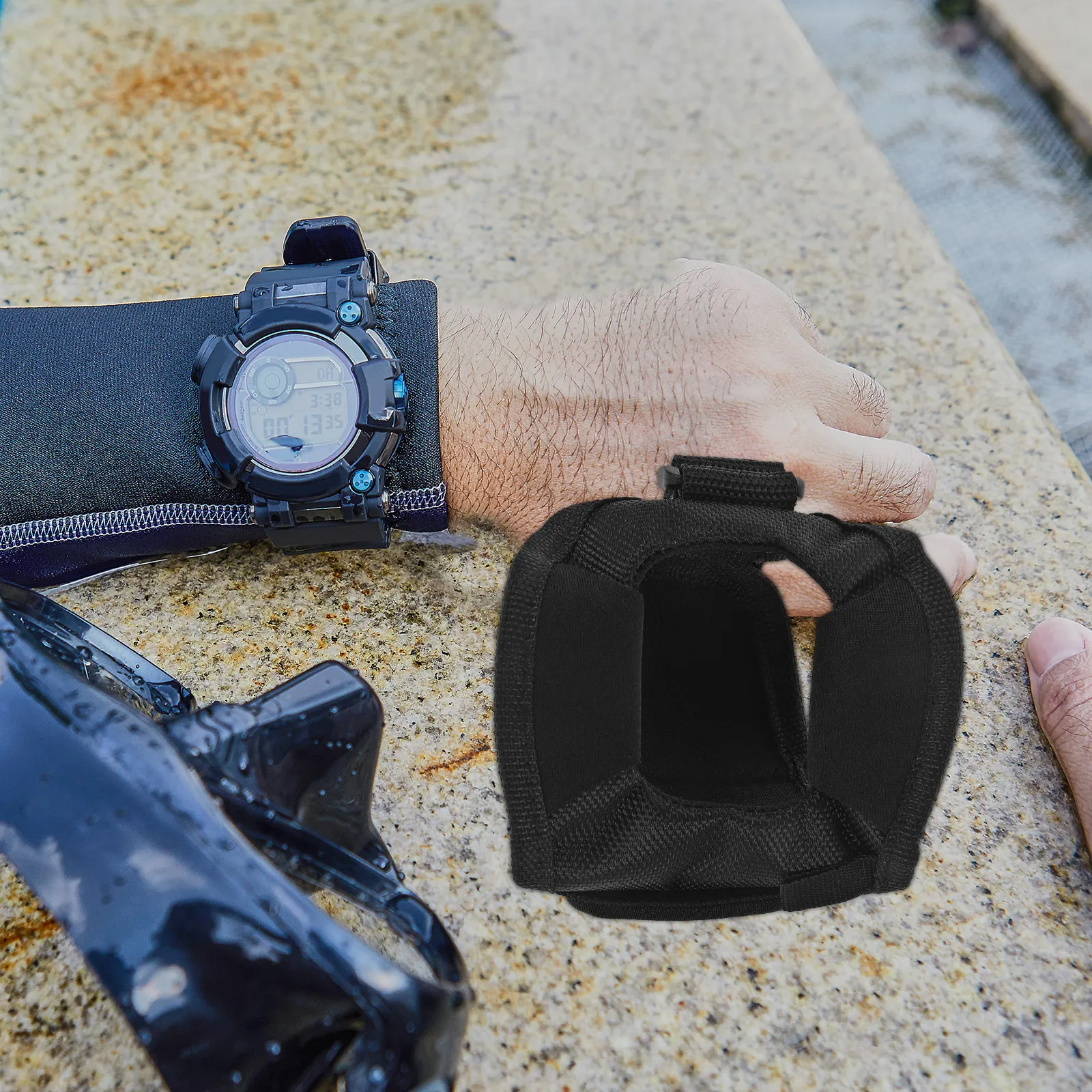 

Нейлоновый держатель для фонарика, ремешок для фонарика, противоскользящий ремешок для подводного плавания, кемпинга, ночного бега, держатель для наручного фонарика, ремешок для налобного фонаря