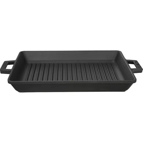 Lava Grill Pan. Black Mat. Rectangle. 26 X32CM.