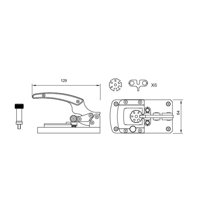 Nattools Manual Leather Watch Strap Cutter Leather Belt Round Square Hole Puncher Pin Buckle Hole Clipper Opener Leather Craft