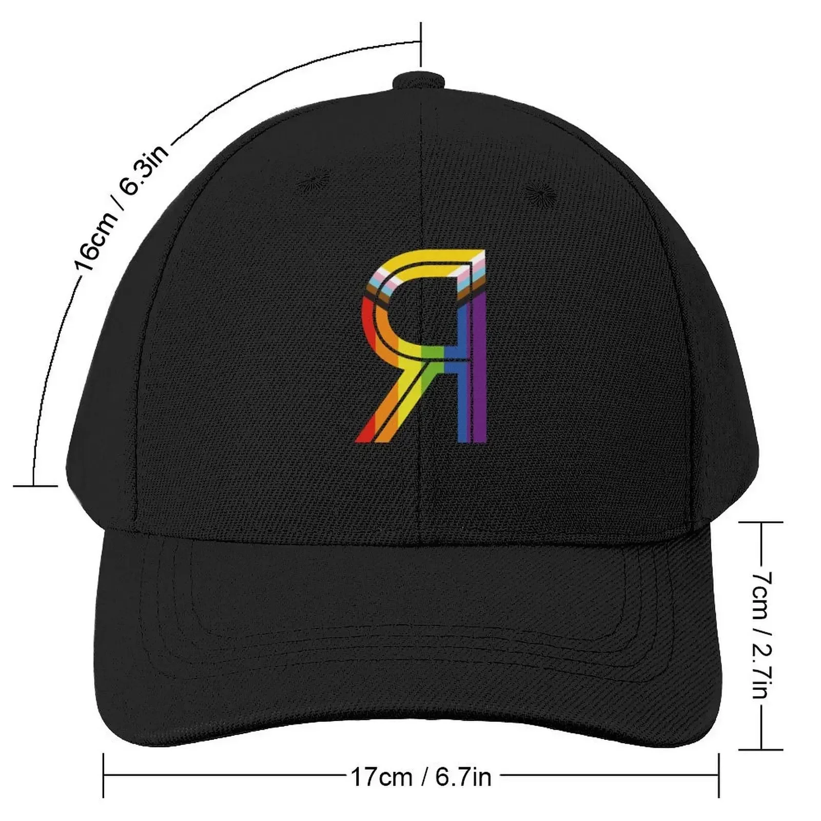 Updated Pride Version, Reader R Logo Baseball Cap Hood Horse Hat Thermal Visor Female Men's