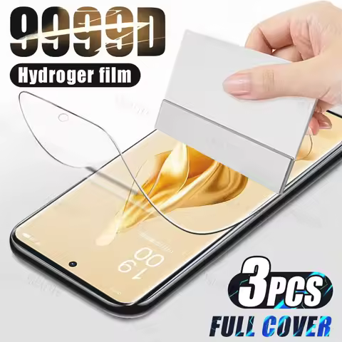 3Pcs Hydrogel film For OPPO F21 F21S F11 F9 Pro F7 F5 R17 R15 Pro R15X Plus R19 Screen Protector For OPPO A83 A73