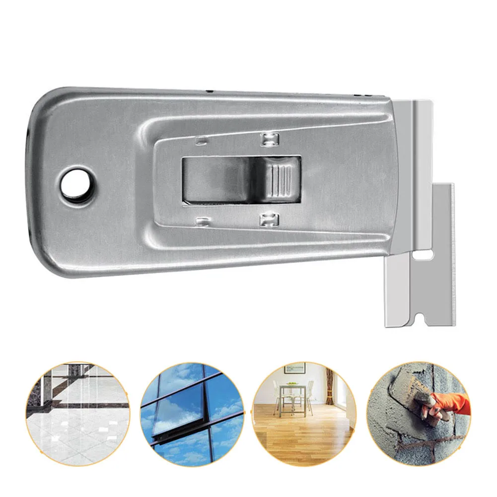 Tool Clean Scraper Scraper Cleaning Tool Multifunctional Safety Design Silver Suitable Convenient Ceramic Tile