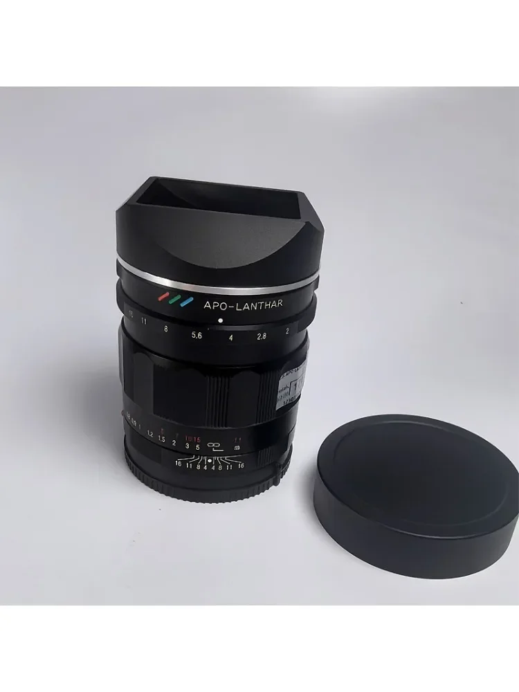 Pare-soleil carré à baïonnette en métal avec capuchon pour VOIGTLANDER APO-LANTHAR 35mm F2 50mm F2 asphérique-pour Sony E Mount Nikon Z Mount