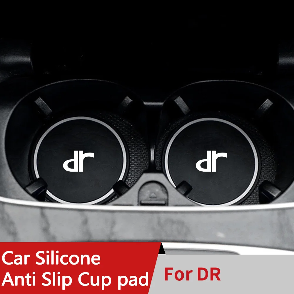 2 قطعة حامل أكواب الماء السيارات حصيرة سيليكون مكافحة زلة إدراج منصات كوستر ل DR المحركات DR صفر DR3 DR5.0 4.0 6.0 DR1 DR2 F35