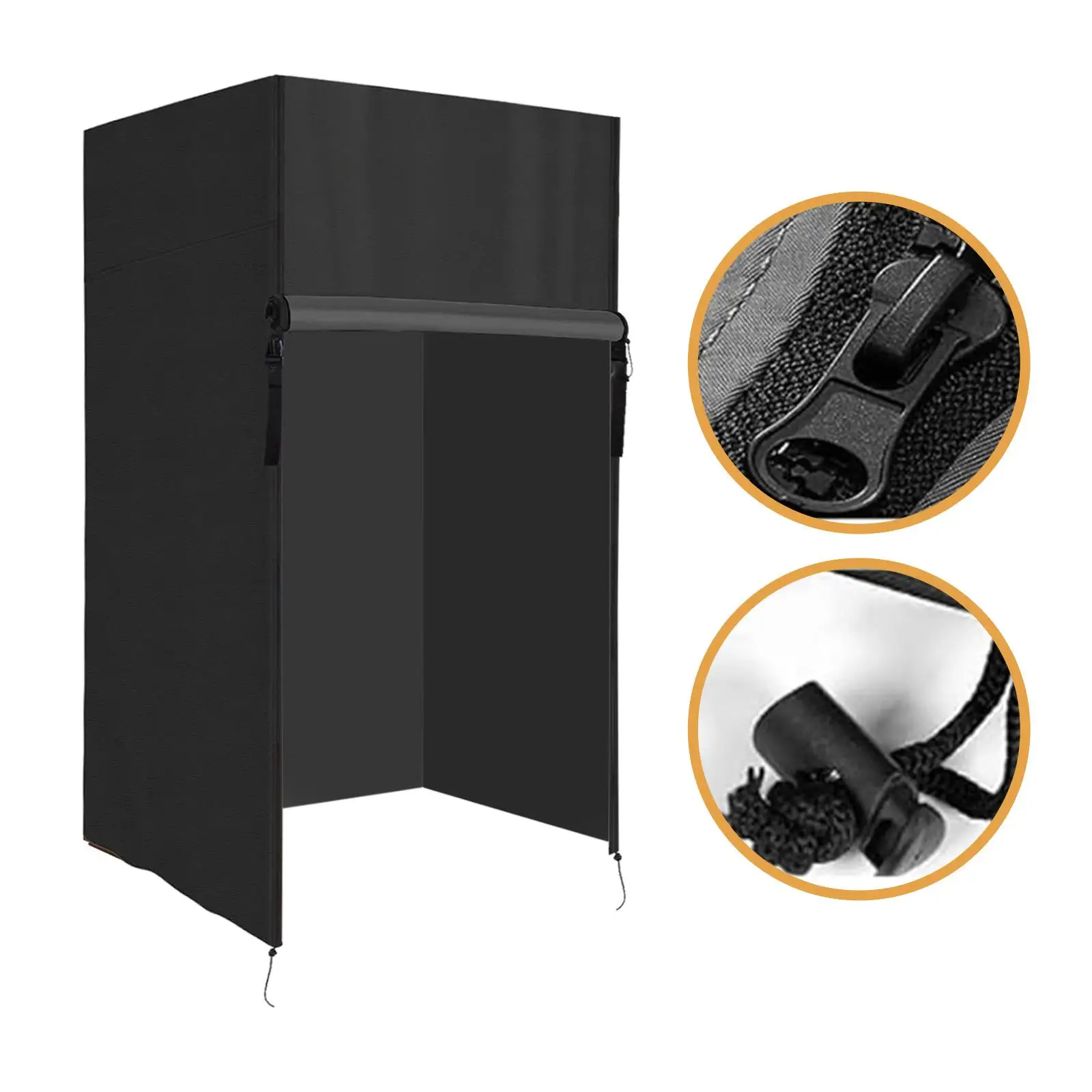

Outdoor Sauna Room Cover Adjustable Elastic Hem Oxford Protector Weatherproof Dust Cover for Portable Sauna Tent