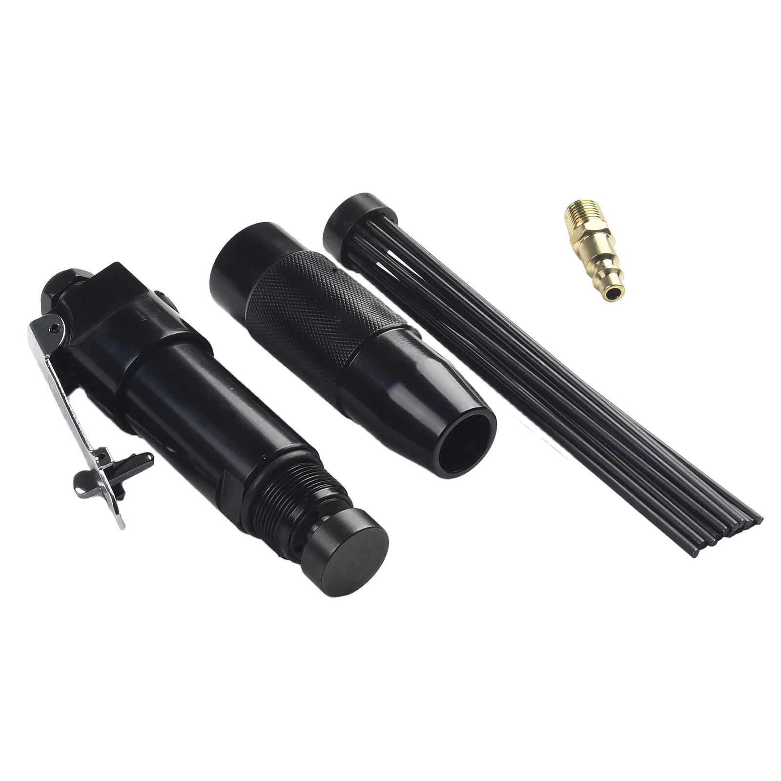 

Needle Scaler Rust Removal Tool 12 Needles Operating at 4000 RPM for Efficient Deep Cleaning of Paint Dirt and Welding