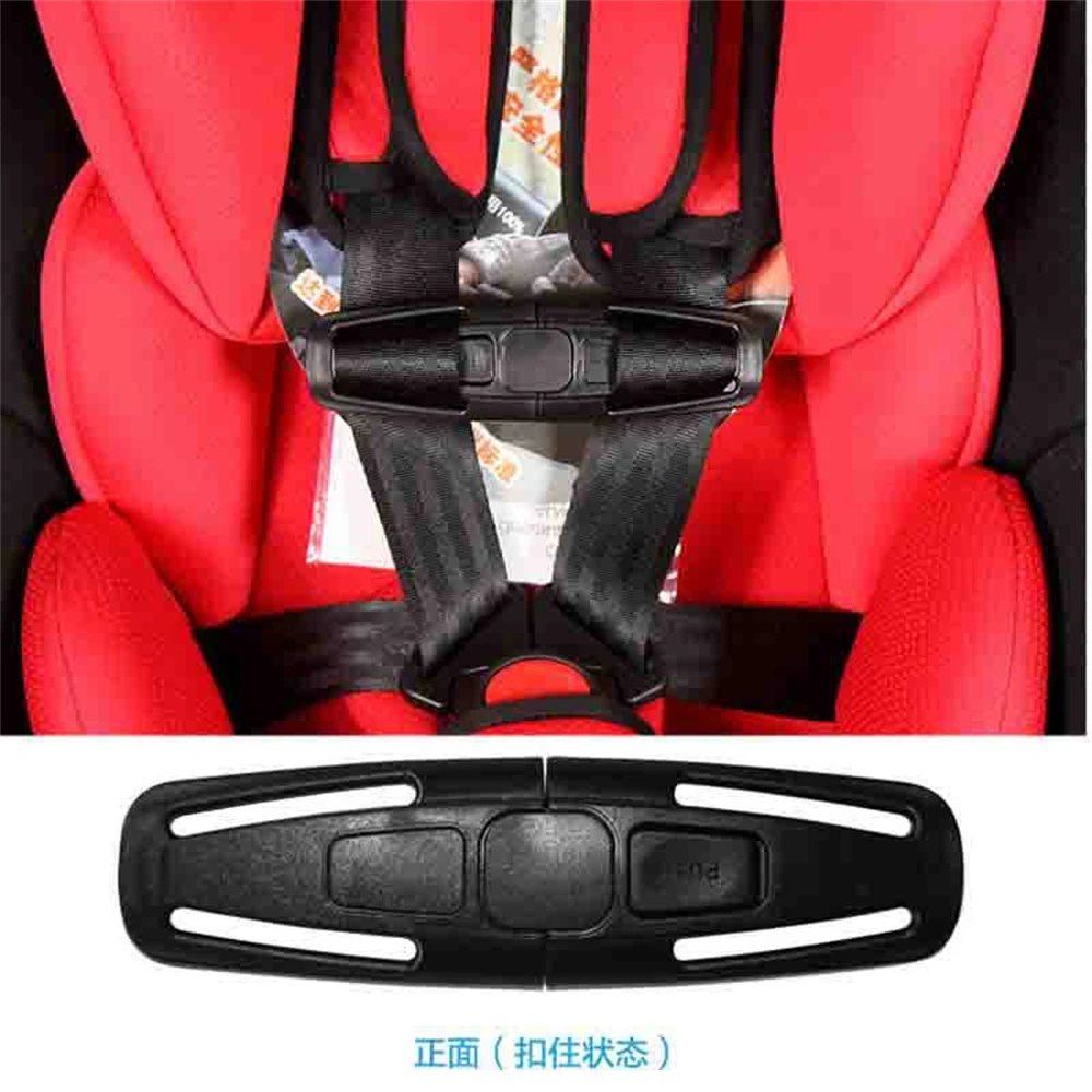 

Black Car Baby Safety Seat Strap Belt Harness Chest Clip Safe Buckle For Baby Kid Child Safety Seatbelt Buckle Latch Accessories