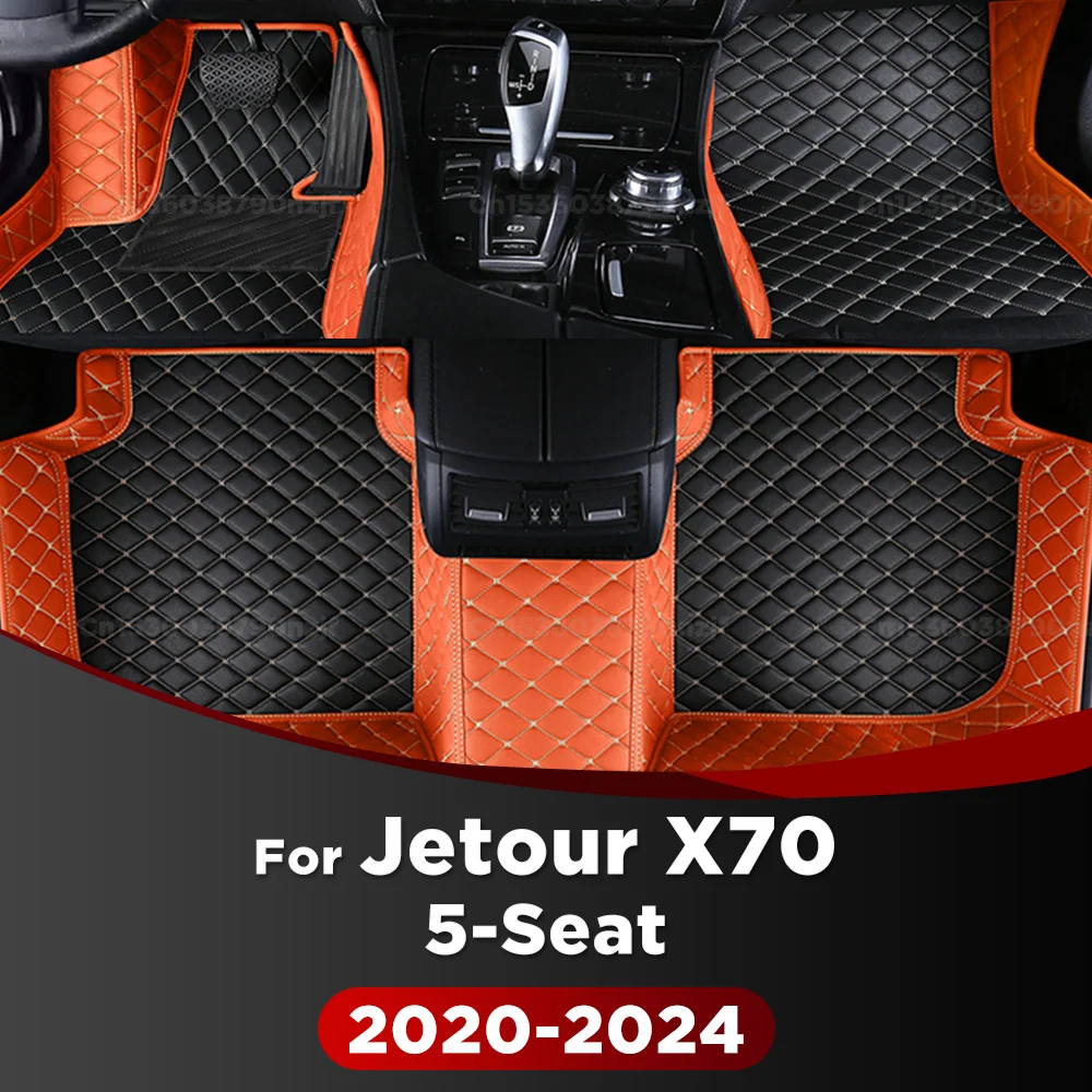

For Jetour X70 5 Seats 2020 2021 2022 2023 Car Floor Mats Custom Auto Foot Pads Automobile Carpet Cover Interior Accessories