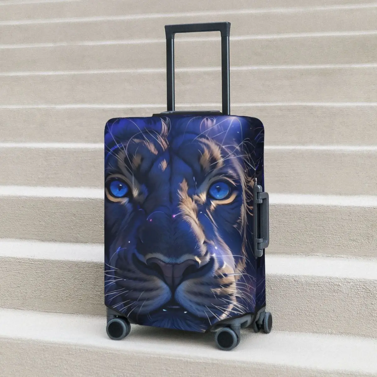 Cute Tiger Suitcase Cover Funny Animal Print Practical Business Protection Luggage Supplies Vacation