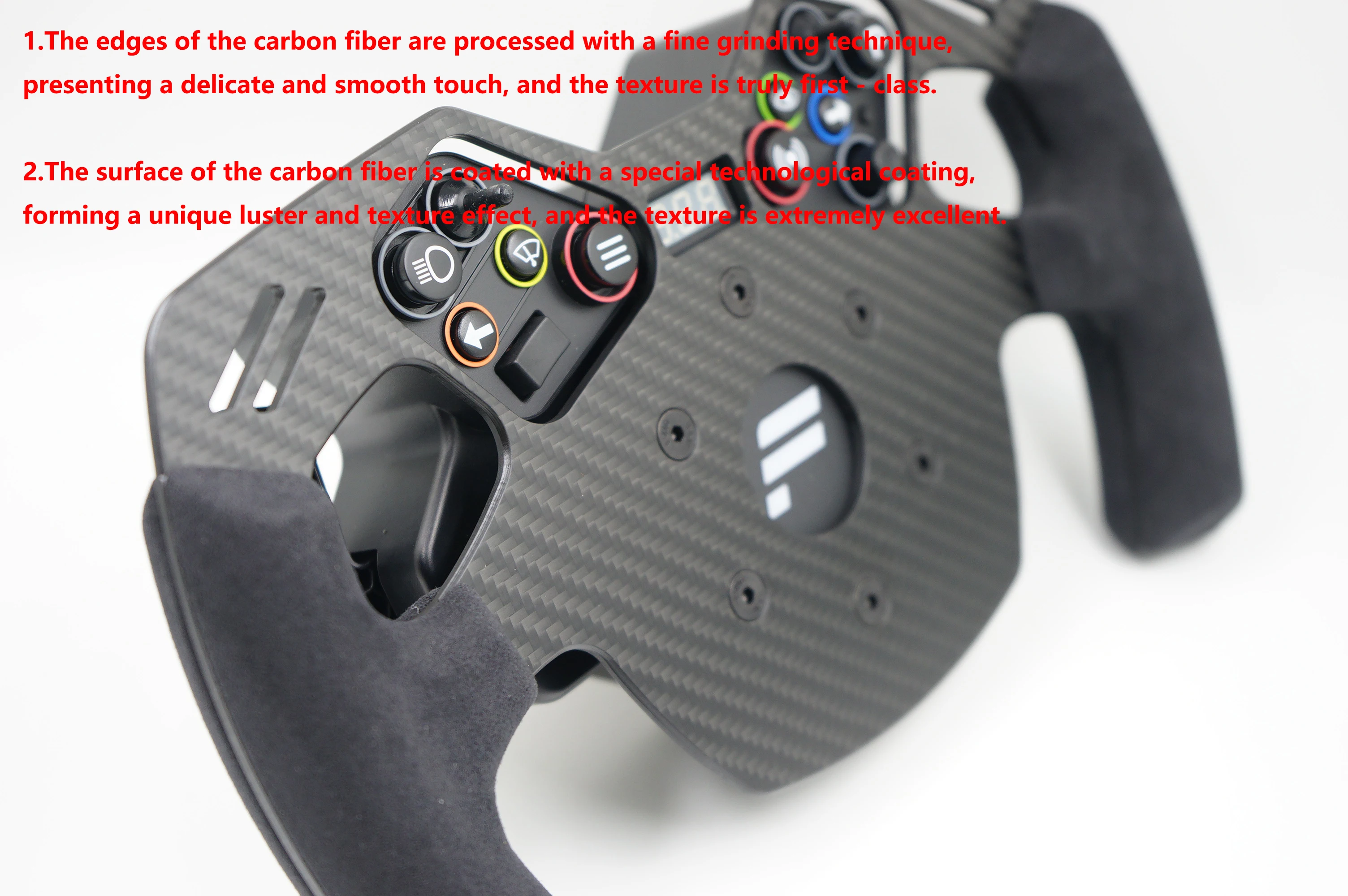 SIMPUSH Formula Racing Sim Wheel Mod GT3 GT4 Sim Racing Simracing For FANATEC CSL Universal Hub V2