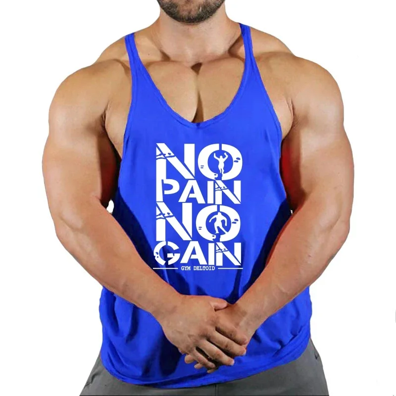 Fitness Man Muscle Men's Vest Clothing Gym Clothes Gyms Singlets Workout Sleeveless Sweatshirt Brand Vests Bodybuilding Stringer