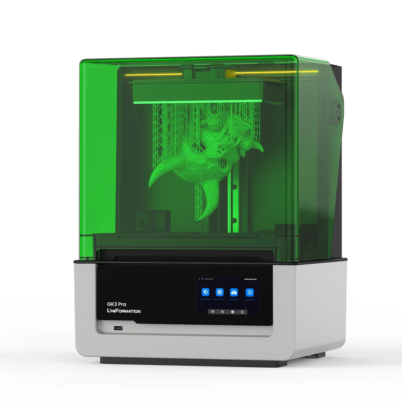 UniFormation GK3 Pro Resin LCD 3D Printer16K 9.6'' High-Resolution With 385nm COB Light Source 3D Printer