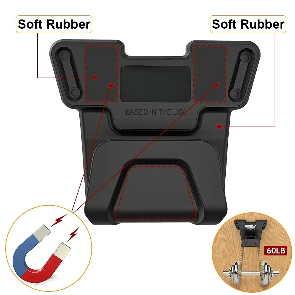 New Gun Magnet Mount Holster Magnetic Pistol Holder and Safety Protection Device For Glock G17 G19 G22 G23 G34 G43X 1911 M&P SIG