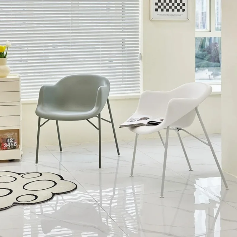Nordic Style Backrest Dining Chair Designer Small Table Chair Simple Milk Tea Shop Leisure Trendy