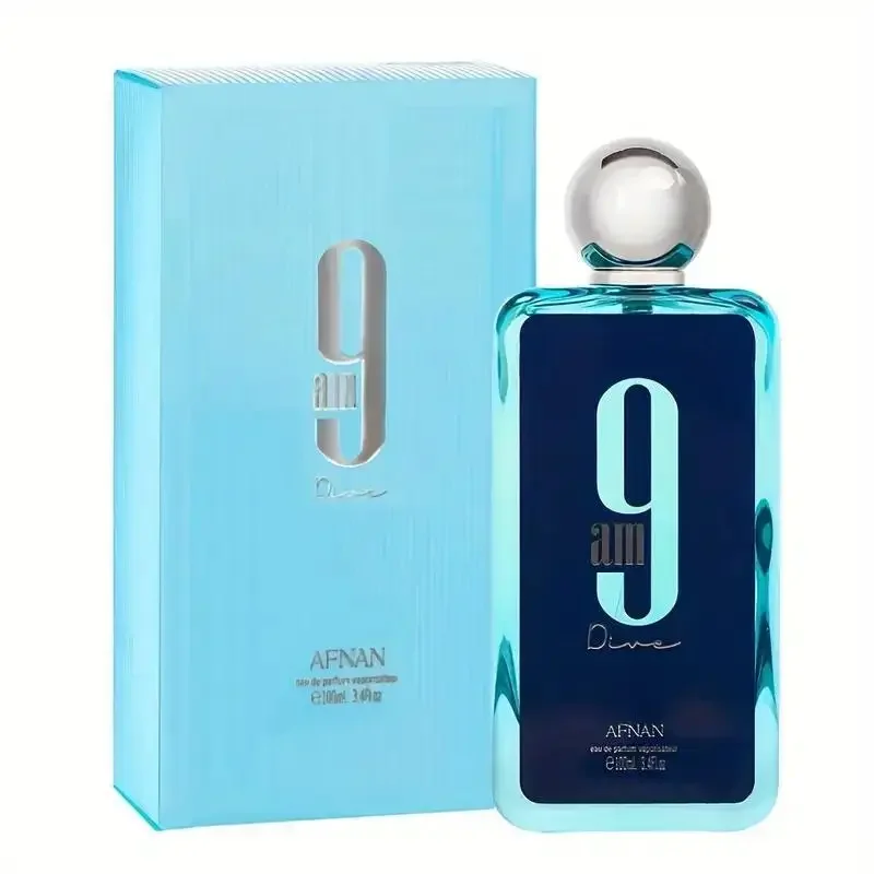 Afnan 9PM رذاذ كولونيا للرجال 100 مللي عطر كولونيا للرجال ملابس السفر رذاذ عطر عالي الجودة هدية عطر طويل الأمد