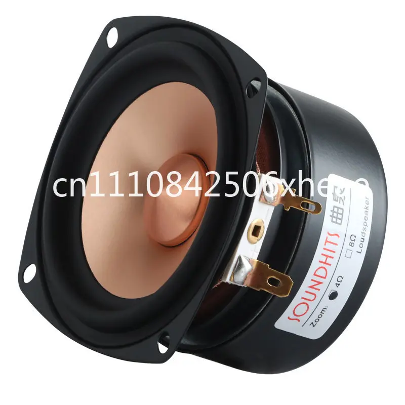 Ququan 3 inch full range speaker hifi speaker speaker DIY fever small R side intermediate frequency transparent details vivid