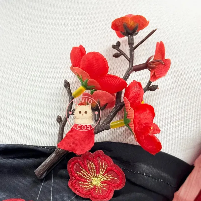 Jogo Naraka: Bladepoint Gu Qinghan Cosplay gran oferta disfraz de juego de rol vestido de Anime con piezas de flores para mujer Comic Con