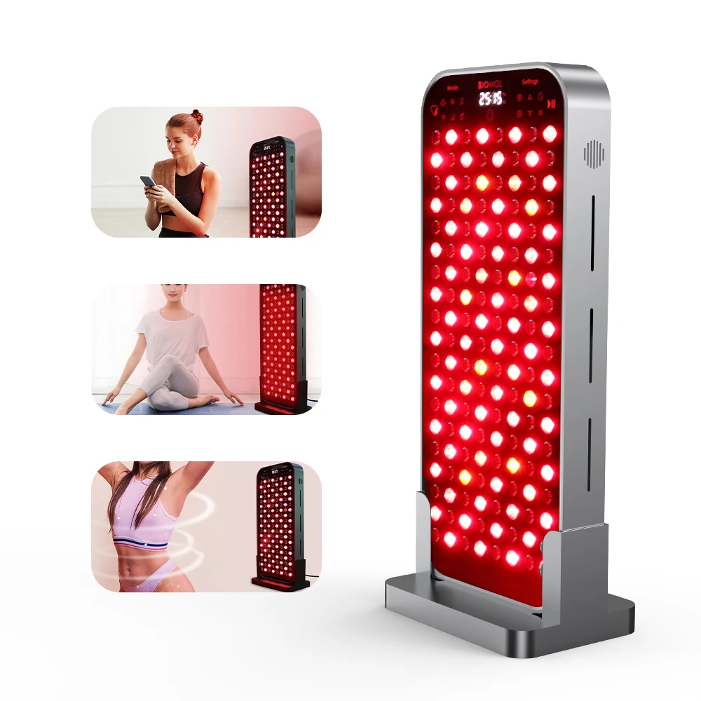 

BioMol H760 voice control red light therapy panel lamp infrared therapy light for home use