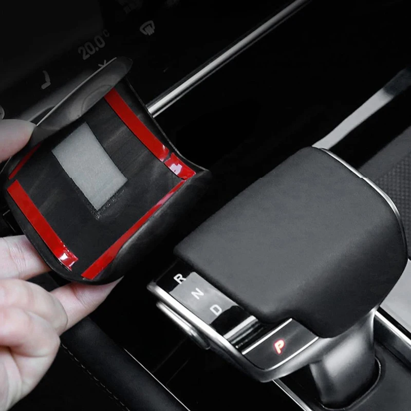 For LiXiang IDEAL One 2019-2025 Alcantara Suede Car Gear Shift Knob Protective Cover Frame ABS Decoration (Interior Accessories 6