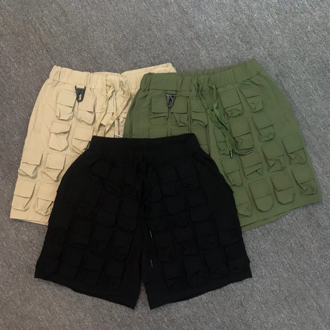 

Casual Cargo orts with Multiple kets Faionable Urban Sle Loose Fit Summer Youth Faion Workwear ort Pants