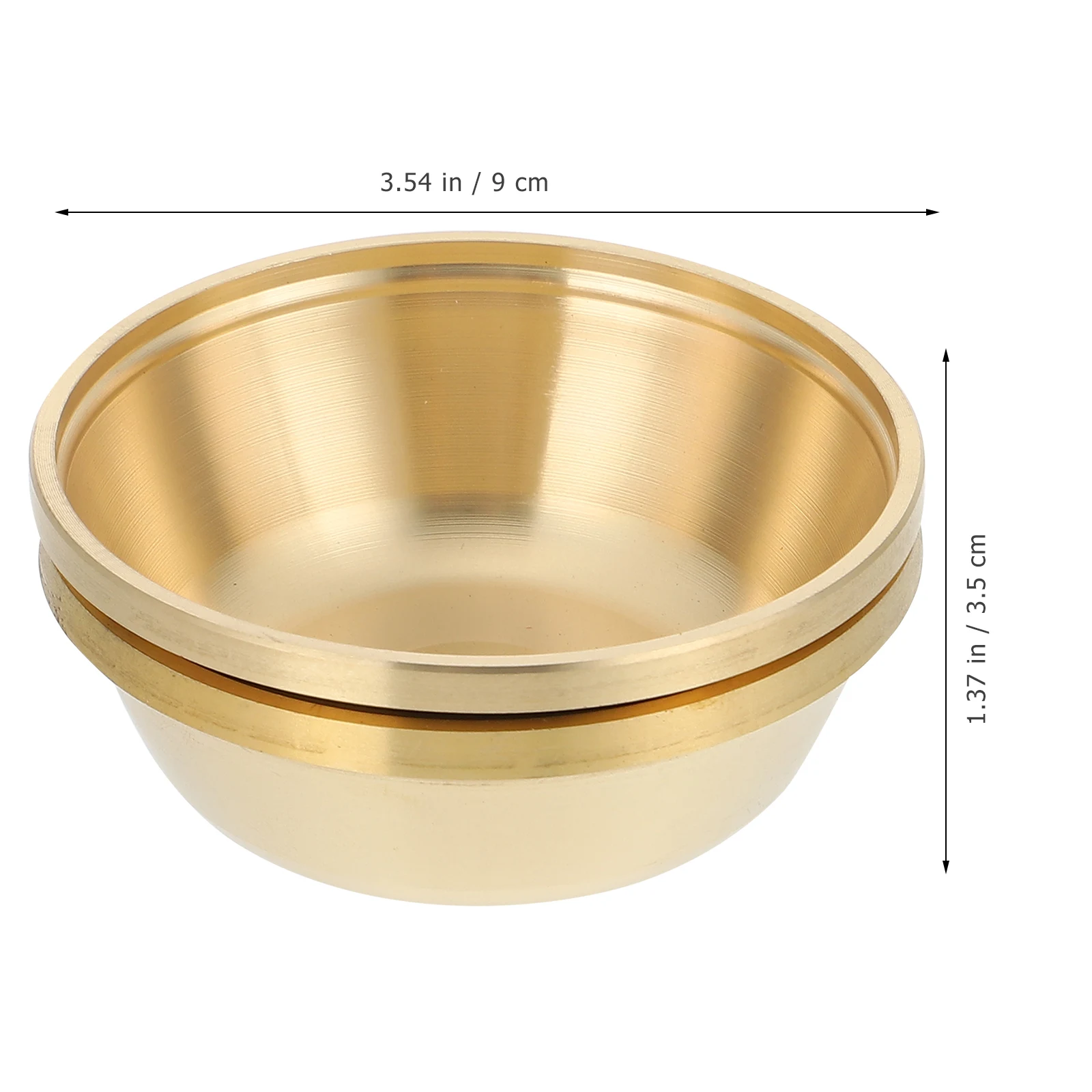 

Copper Bowl for Buddha Decorative Stainless Serving Home Offering Alar Supplies