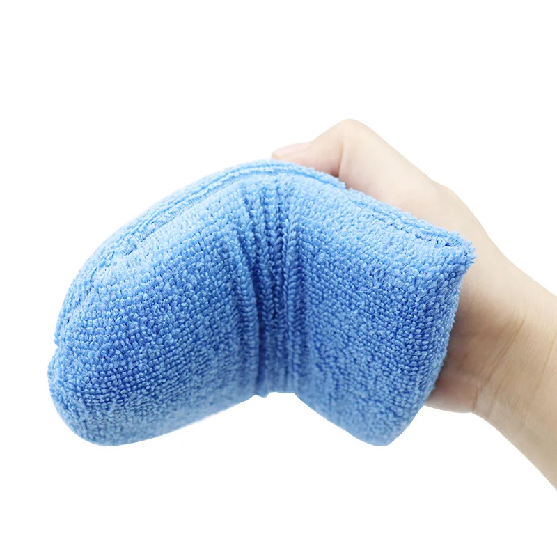 1/10pcs Car Wax Applicator Mitts Microfiber Waxing Polish Pad Sponge Auto Soft Wax Polishing Foam Applicator Car Cleaning Mitts