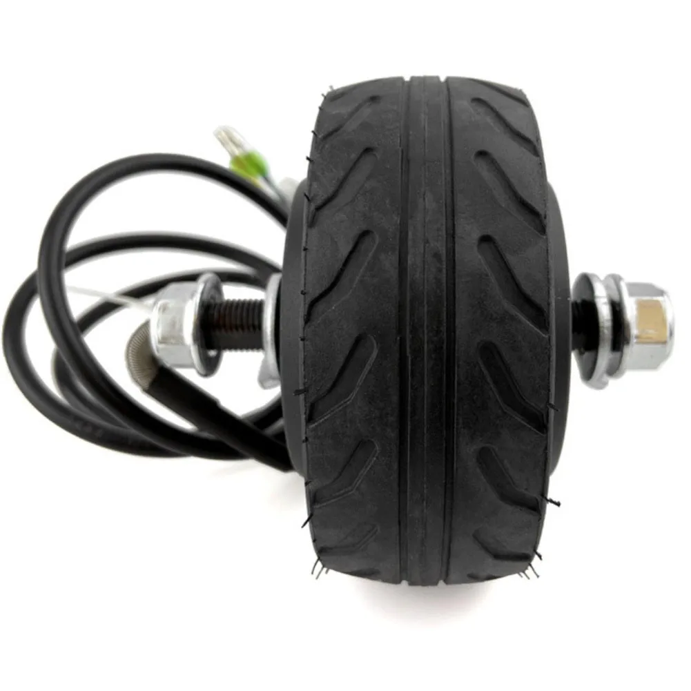 24V 200W 4 Inch Brushless Electric Hub Motor With Hall Sensor 900RPM 7NM Torque For For For Mini E-Scooter Motorcycle DIY Replac