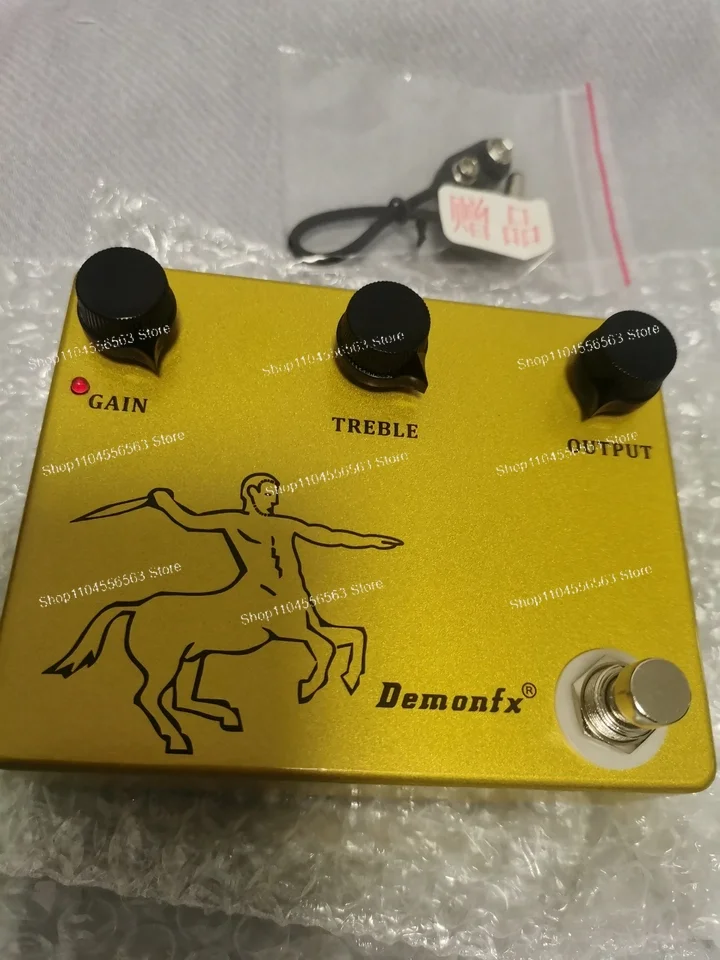 Electric Guitar Overload Pusher Effector, Manual Reproduction Tone Effect, Solid Single-Piece Design for Electric Guitar Perform
