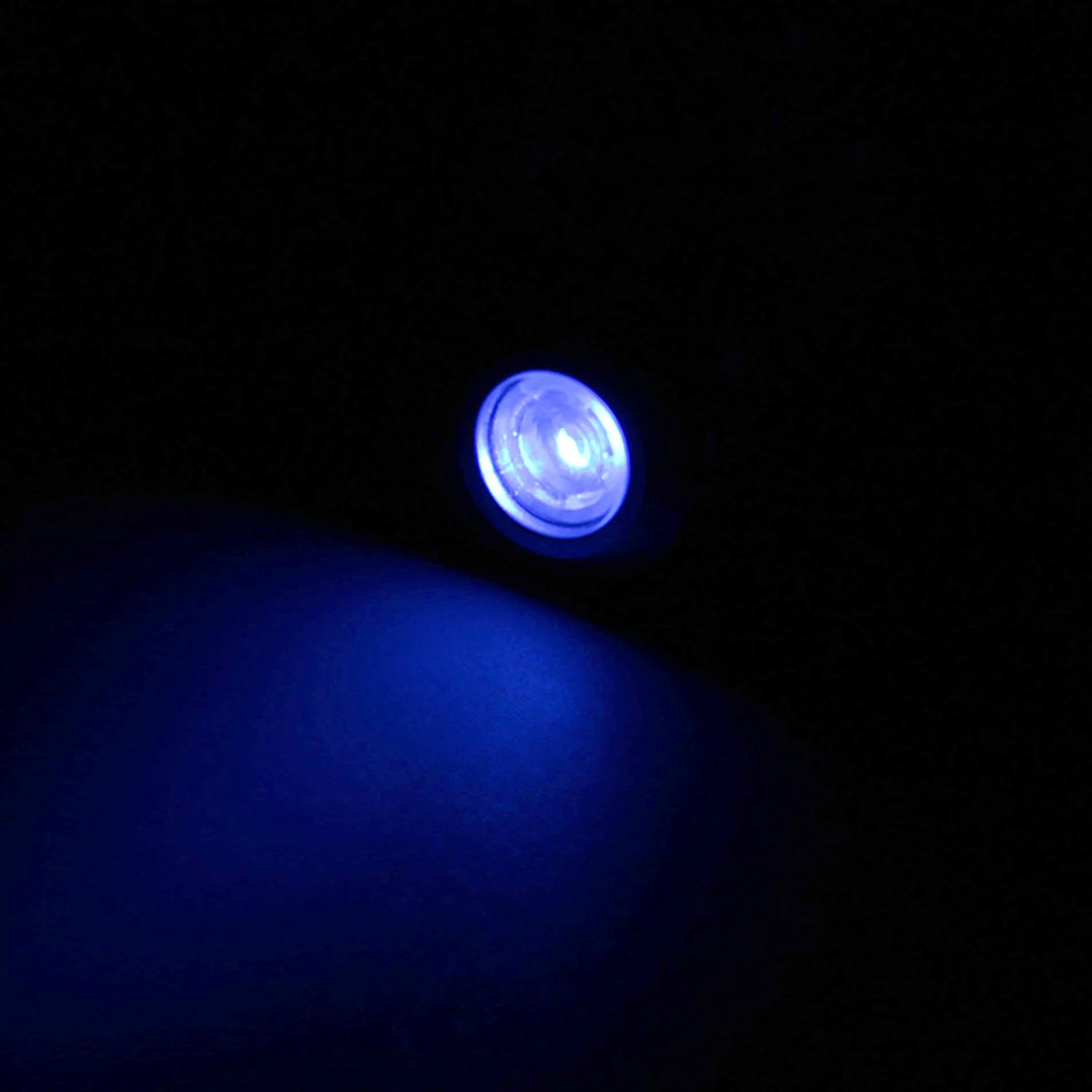 ABILKEEN 10PCS 22MM Domed Head Metal Indicator Light High Brightness LED Light Signal Pilot Lamp AC/DC 3-6V 12-24V 110V 220V