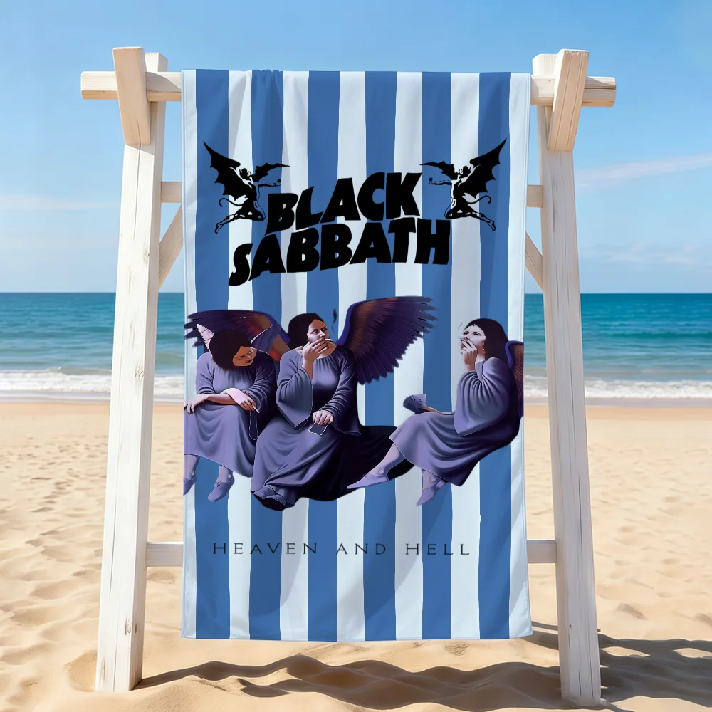 Rock band B-Black S-Sabbath Towel Drying Bath Towel Applicable To Light Swimming Camping Yoga Beach Out