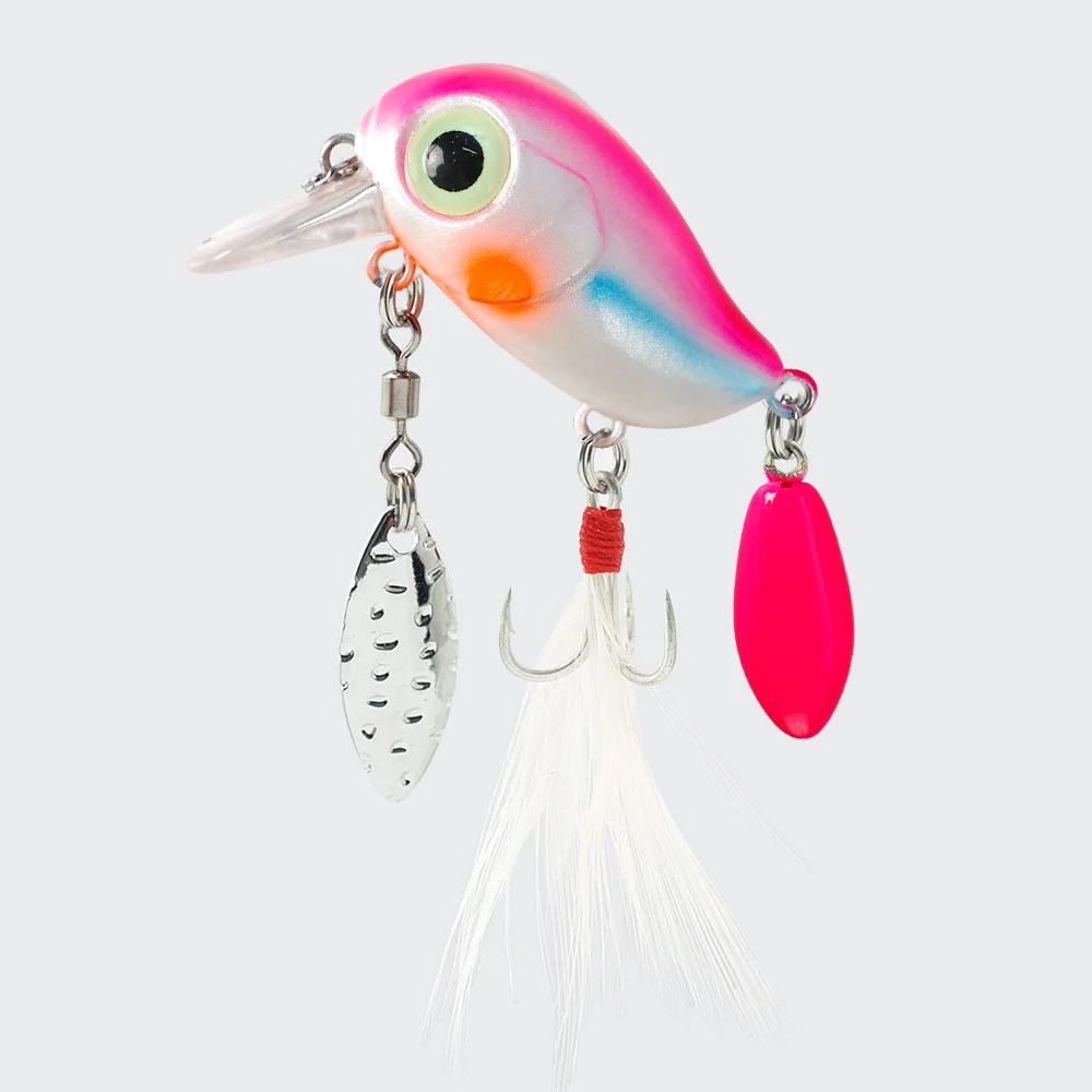 Fishing Lure Spoon - 1Pcs 3.8cm 5g Metal Sequins Rotating