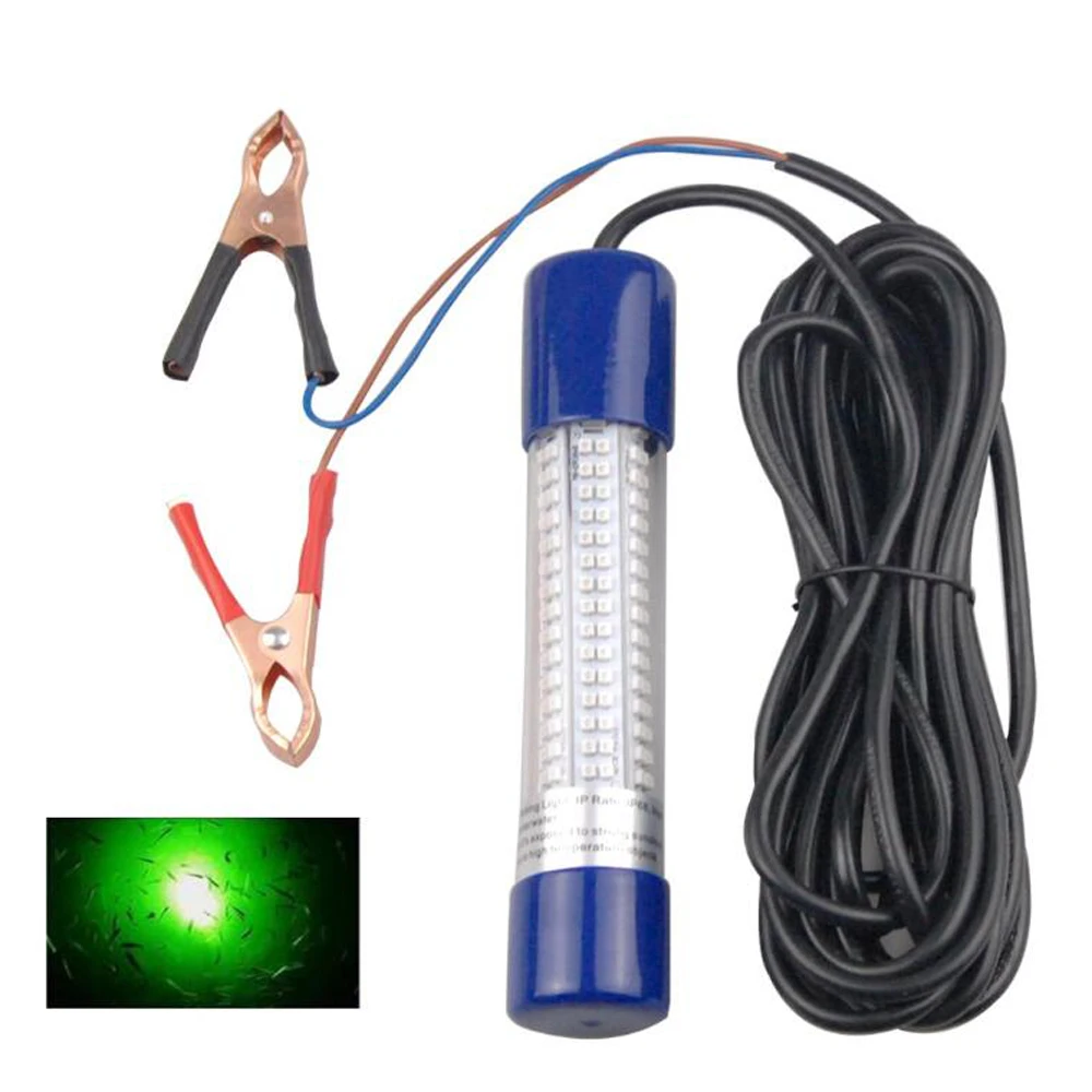 12V 1000 Lumens Lure Bait Finder LED Underwater Night Fishing Finder Crappie Shad Boat LED Submersible Underwater Light