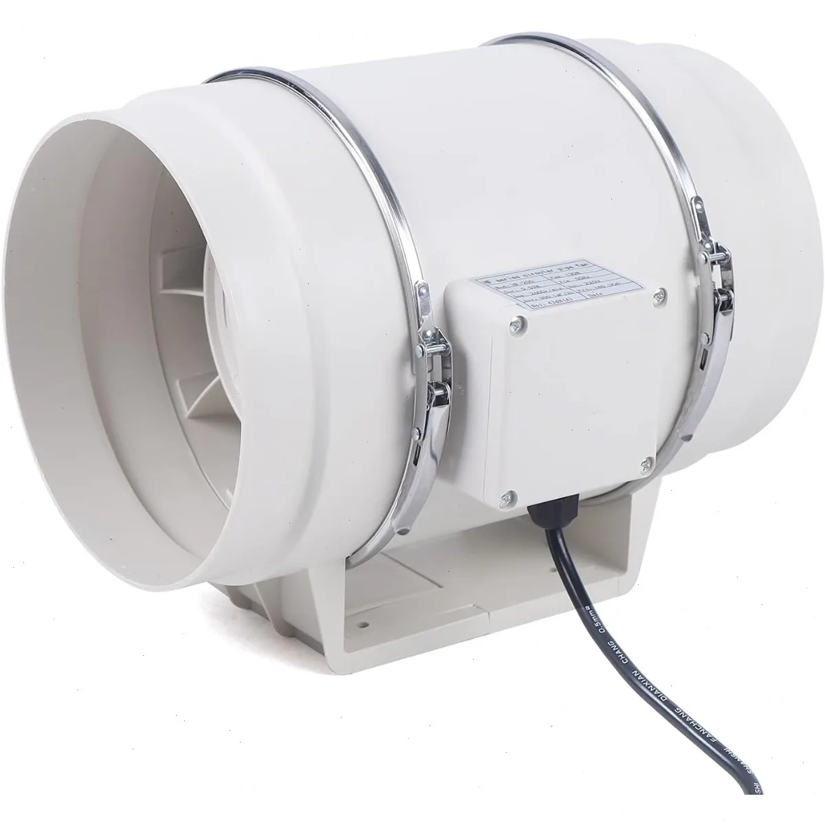 Ventilador De Conducto En Línea, 136W, Alto Flujo De Aire 900M³/H, Extractor De Ventilación, Ventilador De Extracción Blanco Extraíble Para Carpa De Cultivo, Cocina, Baño — -51%, 52.04€ Coupon, from 49.99€ – 51% descuento – €49.99