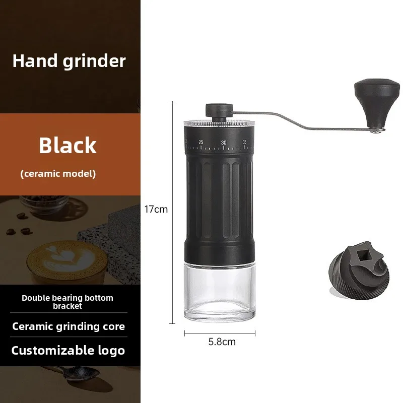 Manual coffee machine coffee grinder coffee gift hand-operated coffee bean grinder adjustable coffee grinder