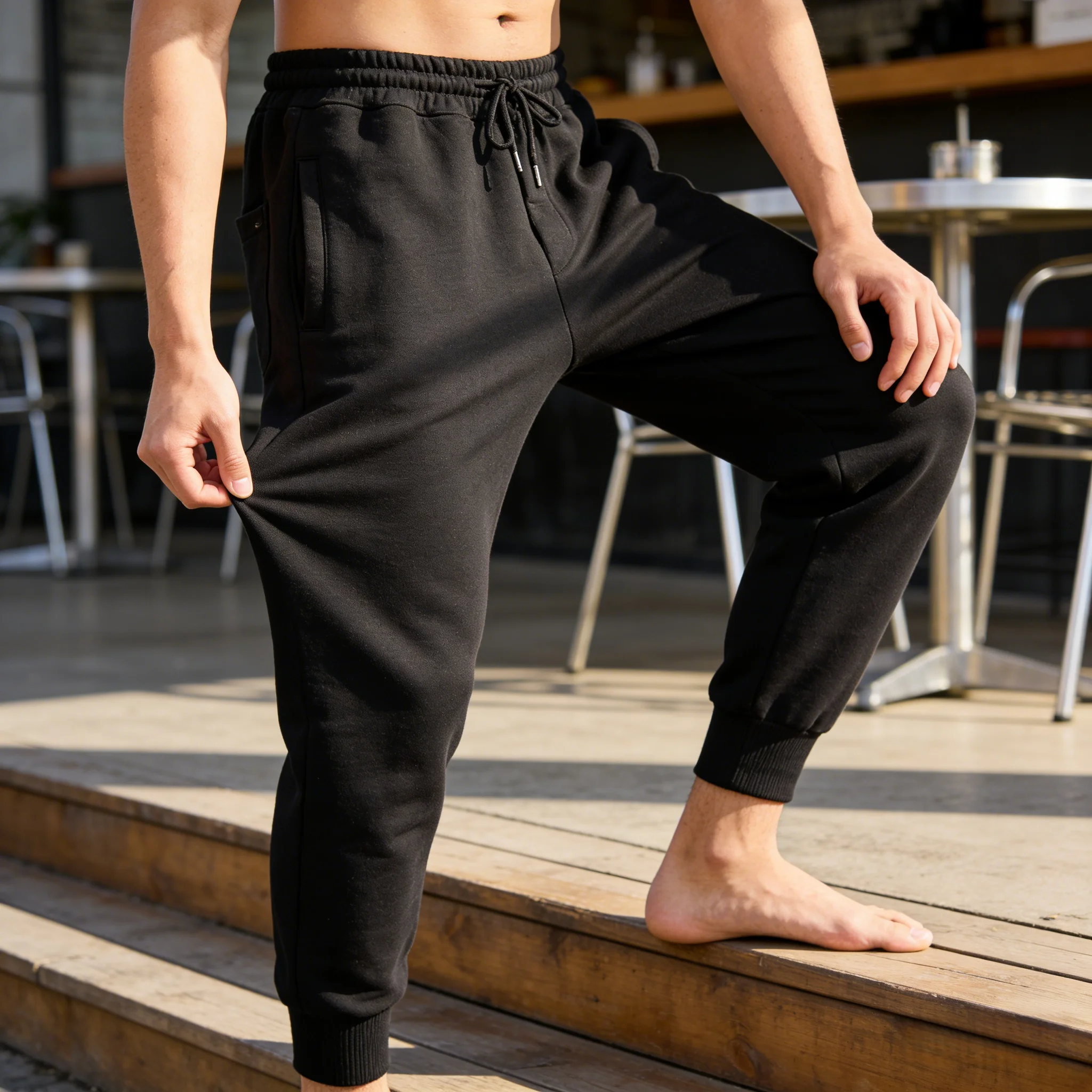 

Mens Sweatpants Fashion Versatile Hot Sales Gym Jogging Pants Soft Sports Casual Tracksuit Trousers High Quality Man Pants