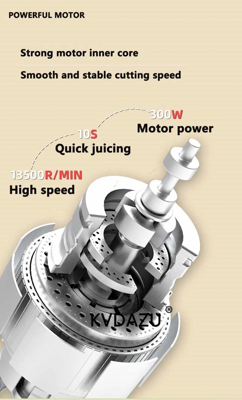 ใหม่เครื่องคั้นน้ำแบบพกพาผลไม้ Wall Breaker Retro Juicer