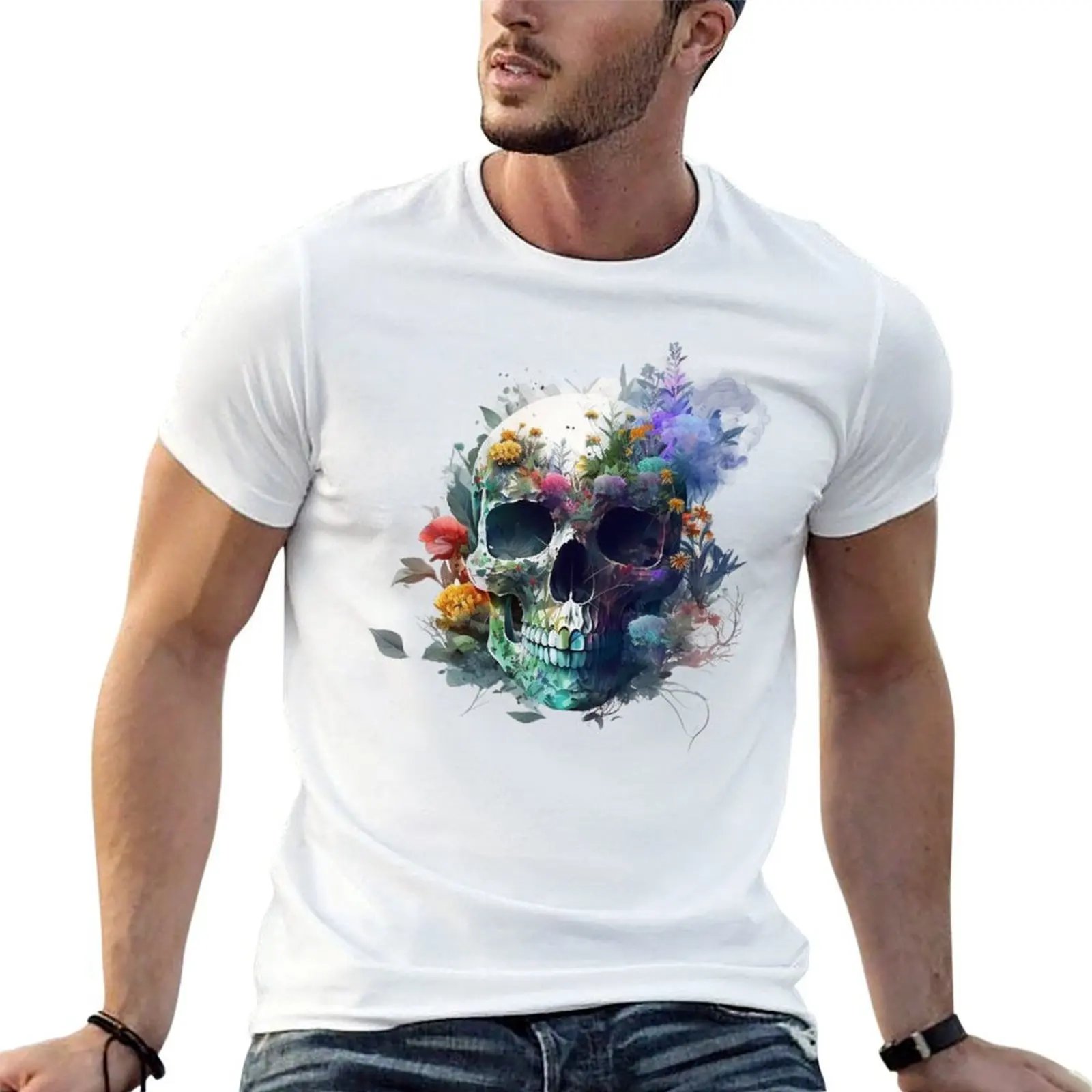 

Bones And Botany for Valentine's Day T-Shirt cotton t shirts man 100% t shirts for man graphic vintage T-Shirt