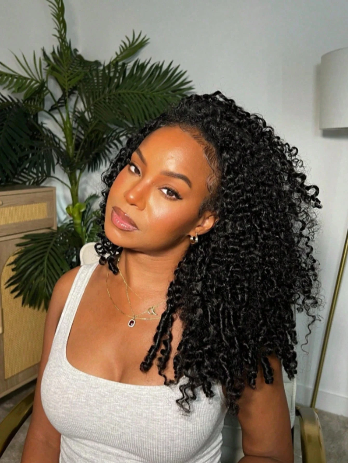 

Half Wig Human Hair 3 In 1 Seamless Flip Over Half Wigs Drawstring Curly Half Wigs for Women Human Hair Glueless Wear & Go Half