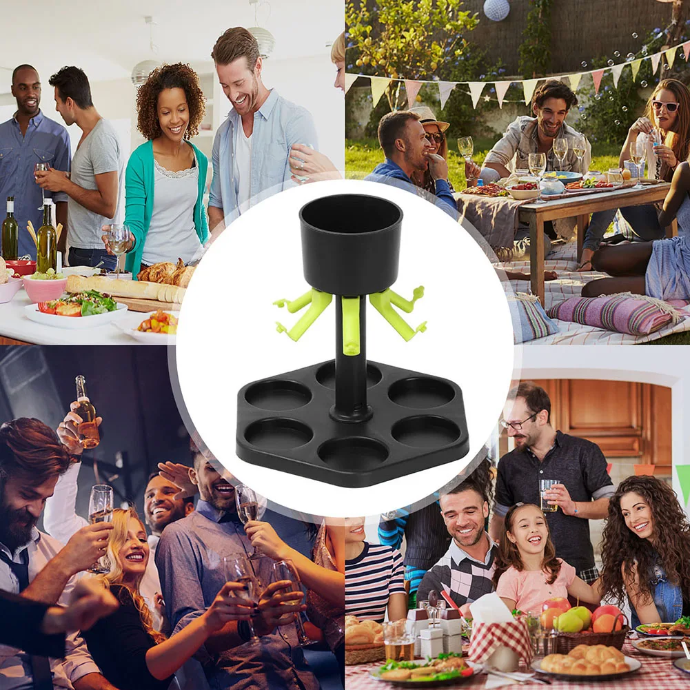 6 طلقة البيرة موزع المياه النبيذ موزع البيرة حاوية المياه المشروبات موزع للاحتفال مهرجان عيد الميلاد #3