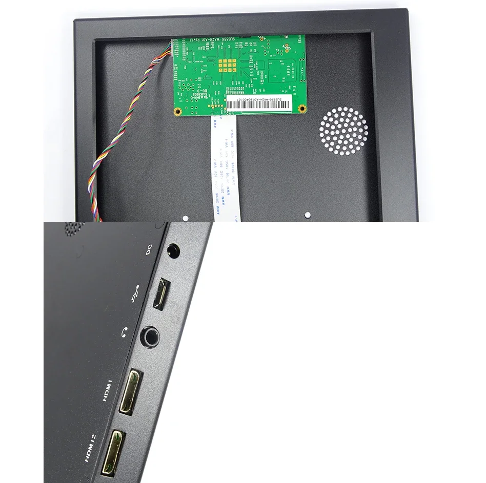 Universal Metal case alloy Back cover box 14 15 15.4 15.6 16 17.3 inch for 2 Mini HDMI-compatible EDP Controller board and panel