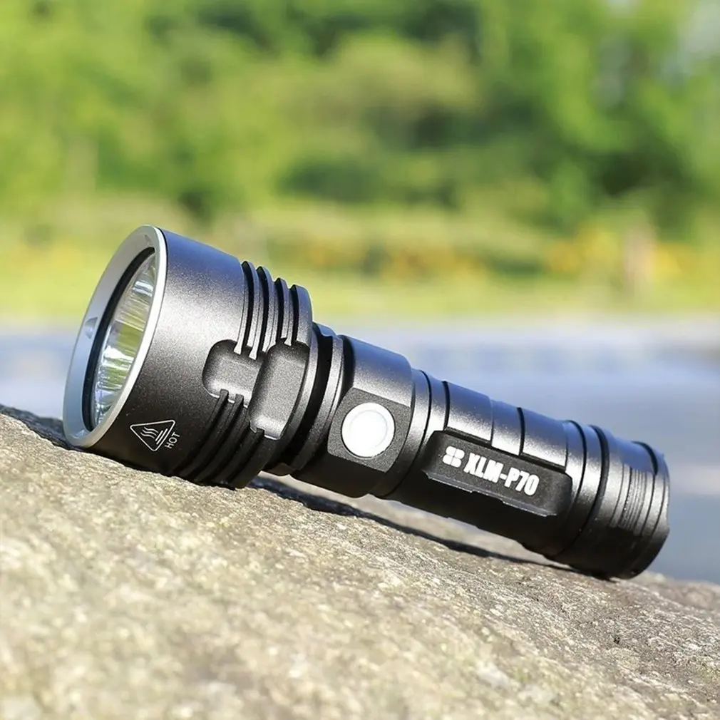 Super Powerful XLM-P70 LED Flashlight P70 Tactical Torch USB Rechargeable Linterna Waterproof Lamp Ultra Bright Lantern Camping