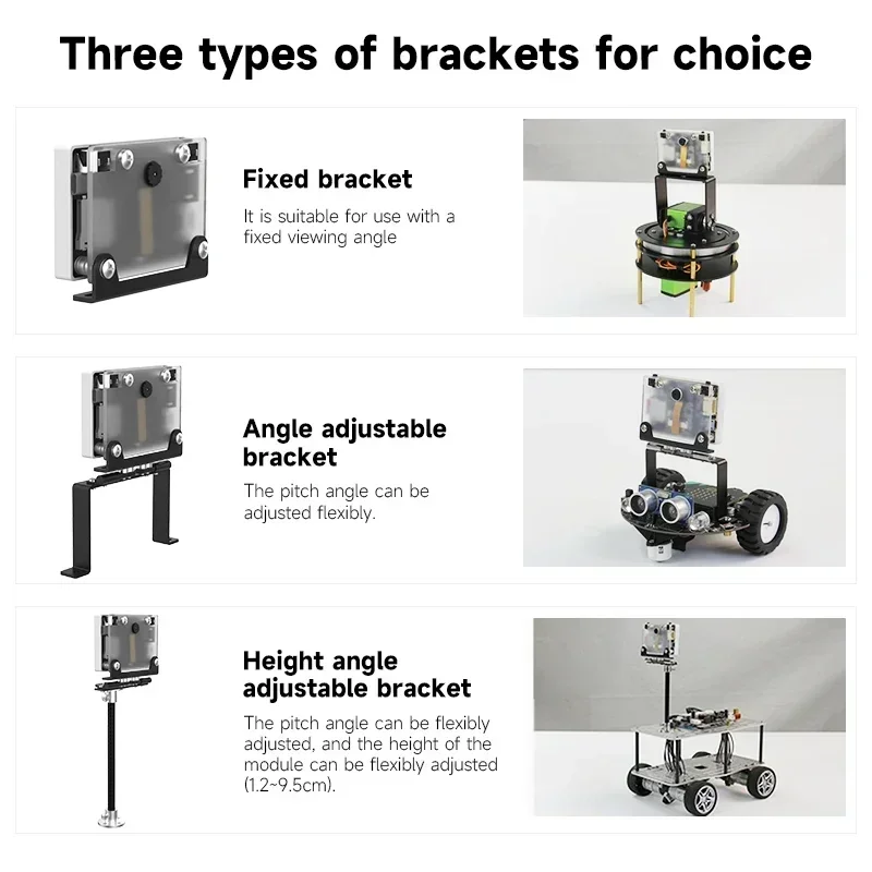 وحدة التعرف المرئي K210 مع كاميرا 2 ميجابكسل OV2640/2.0 بوصة شاشة LCD تعمل باللمس بالسعة لتقوم بها بنفسك طقم سيارة روبوت RaspberryPi #5